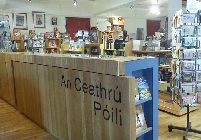 An Ceathrú Póilí bookshop in Belfast An Ceathrú Póilí bookshop in Belfast